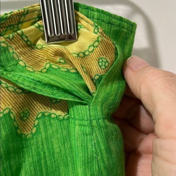 Good Things Elegant Green Paisley Maxi Wrap Skirt OSFA SZ S-L BOHO - Picture 9 of 9